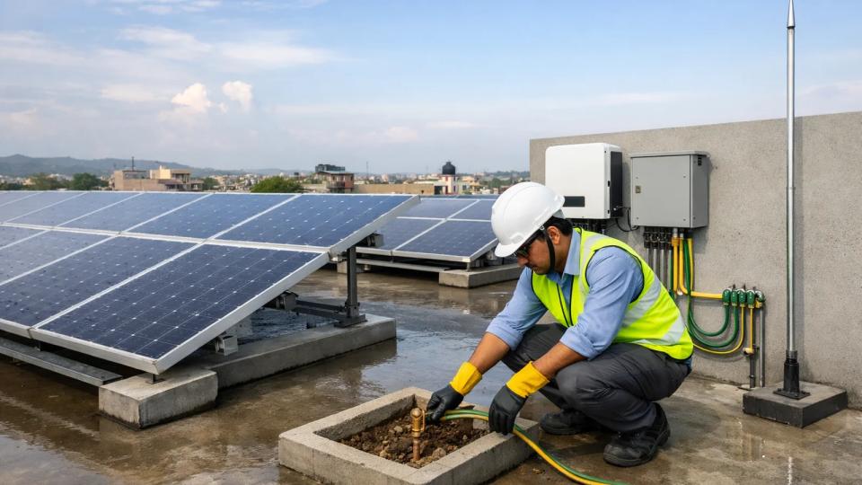 Solar Earthing and Lightning Protection in Rajasthan: Monsoon Safety Checklist