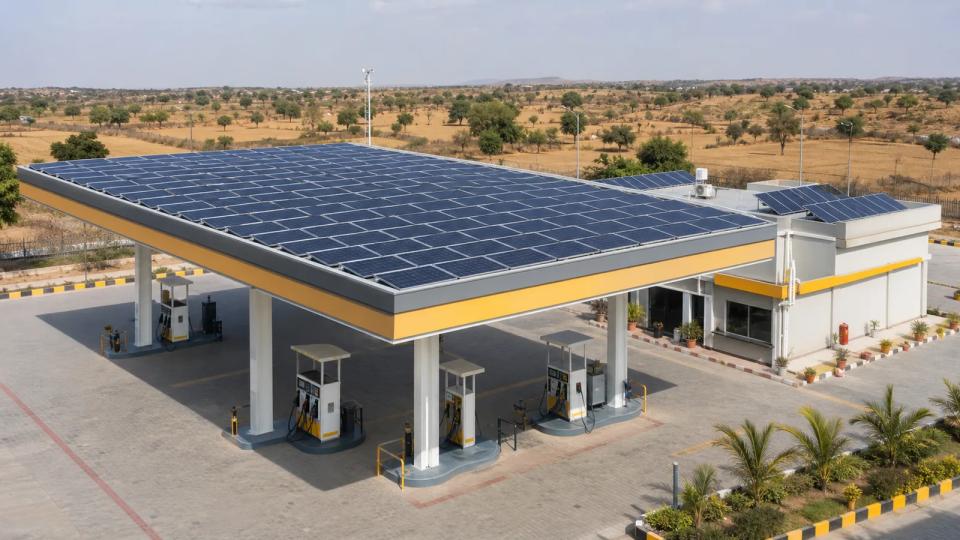 Petrol Pump Solar in Rajasthan: Load, Canopy and Safety Checklist